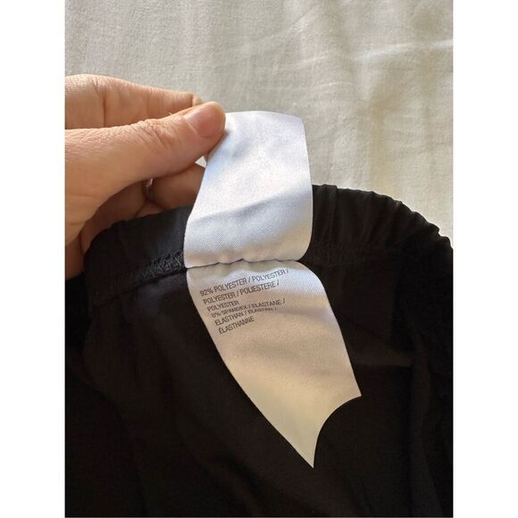 Bob Mackie Pants Black Wide Leg Pull On Stretch Casual Basic 3x - Picture 5 of 10